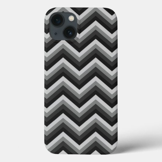 Pattern Retro Zig Zag Chevron Case-Mate iPhone Case (Achterkant)