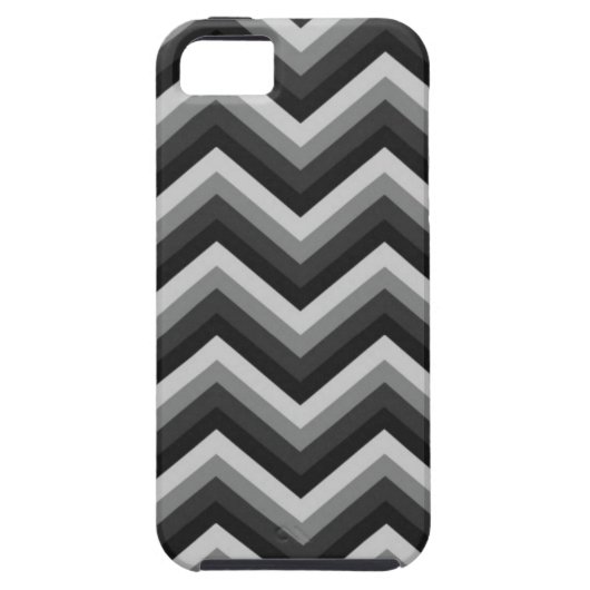 Pattern Retro Zig Zag Chevron Case-Mate iPhone Case (Achterkant)