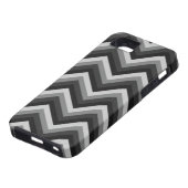 Pattern Retro Zig Zag Chevron Case-Mate iPhone Case (Onderkant)