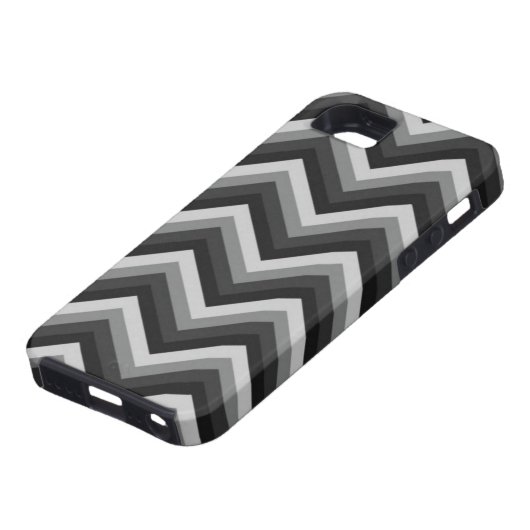 Pattern Retro Zig Zag Chevron Case-Mate iPhone Case (Onderkant)