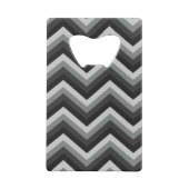 Pattern Retro Zig Zag Chevron Creditkaart Flessenopener (Voorkant)