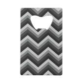 Pattern Retro Zig Zag Chevron Creditkaart Flessenopener (Achterkant)