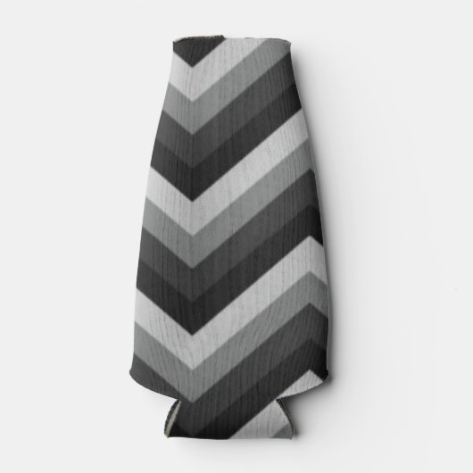 Pattern Retro Zig Zag Chevron Flesjeskoeler (Voorkant)