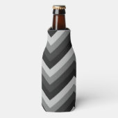 Pattern Retro Zig Zag Chevron Flesjeskoeler (Fles Voorkant)