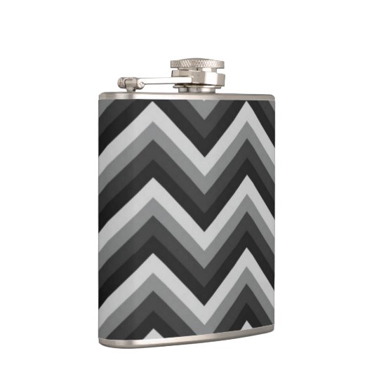 Pattern Retro Zig Zag Chevron Heupfles (Rechts)