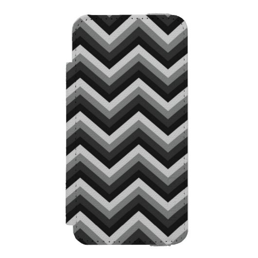 Pattern Retro Zig Zag Chevron Incipio iPhone Portemonnee Hoesje (Voorkant Agenda)