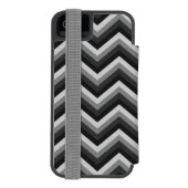 Pattern Retro Zig Zag Chevron Incipio iPhone Portemonnee Hoesje (Agenda Achterkant)