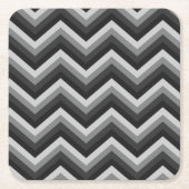 Pattern Retro Zig Zag Chevron Kartonnen Onderzetters (Voorkant)