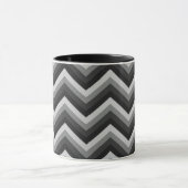 Pattern Retro Zig Zag Chevron Mok (Midden)