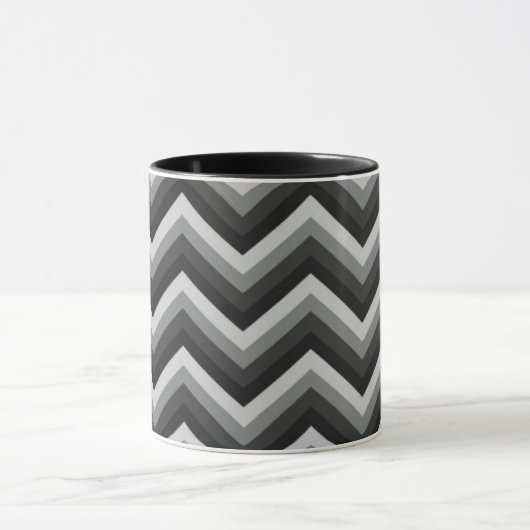 Pattern Retro Zig Zag Chevron Mok (Midden)