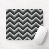 Pattern Retro Zig Zag Chevron Muismat (Met muis)