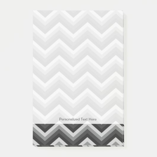 Pattern Retro Zig Zag Chevron Post-it® Notes (Voorkant)