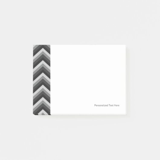 Pattern Retro Zig Zag Chevron Post-it® Notes (Voorkant)
