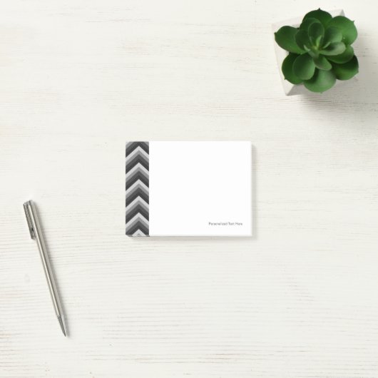 Pattern Retro Zig Zag Chevron Post-it® Notes (Kantoor)