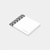 Pattern Retro Zig Zag Chevron Post-it® Notes (Schuin)