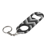 Pattern Retro Zig Zag Chevron Sleutelhanger Flessenopener (Voorkant Gekanteld)