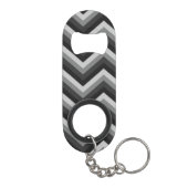 Pattern Retro Zig Zag Chevron Sleutelhanger Flessenopener (Achterkant)