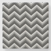 Pattern Retro Zig Zag Chevron Stenen Onderzetter (Voorkant)