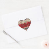 Pattern Rug Turkey Peace Love Art Destiny Hart Sticker (Envelop)