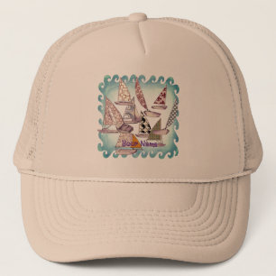 Pattern Sailships Trucker Pet