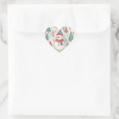 Pattern Scandinavian Snowman Hart Sticker (Tas)