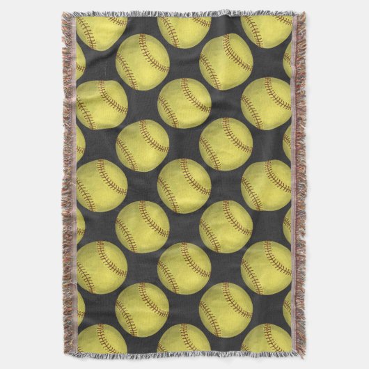 Pattern Softball Deken (Voorkant Verticaal)