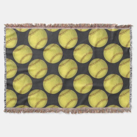 Pattern Softball Deken (Voorkant)