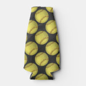 Pattern Softball Flesjeskoeler (Voorkant)