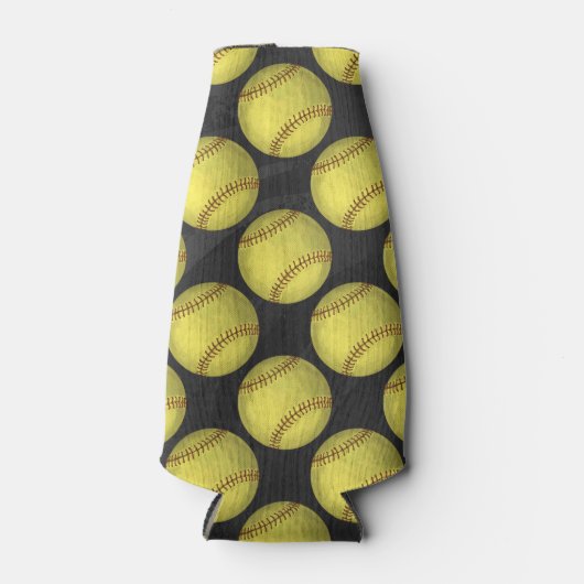 Pattern Softball Flesjeskoeler (Voorkant)