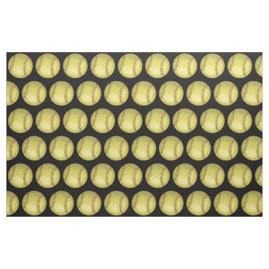 Pattern Softball Stof (Fat Quarter)