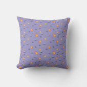 Pattern space lavender orange lavender kussen (Voorkant)