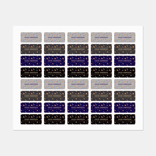 Pattern space ufo neutral color labels (Vel)