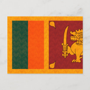  Pattern Sri Lankan Flag Briefkaart