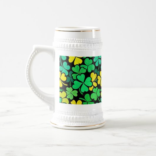 Pattern St. Patrick's Day Clovers Bierpul (Links)