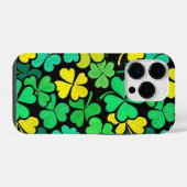 Pattern St. Patrick's Day Clovers  iPhone Hoesje (Achterkant horizontaal)