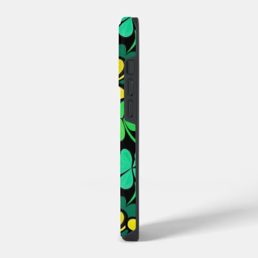 Pattern St. Patrick's Day Clovers  iPhone Hoesje (Linkerkant)