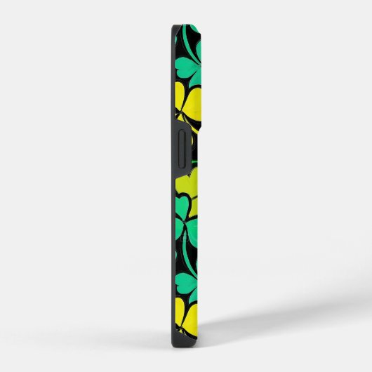 Pattern St. Patrick's Day Clovers  iPhone Hoesje (Rechterkant)