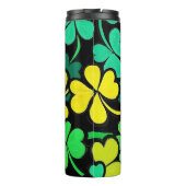 Pattern St. Patrick's Day Clovers Thermosbeker (Achterkant)