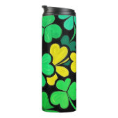 Pattern St. Patrick's Day Clovers Thermosbeker (Geroteerd rechts)