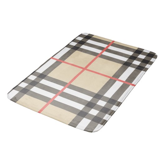 Pattern Stylish Scottish Geometric Mode Badmat (Gekanteld)