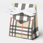 Pattern Stylish Scottish Geometric Mode Bedankdoosjes (Voorkant Zijde)