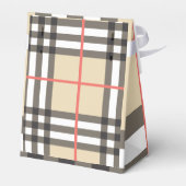 Pattern Stylish Scottish Geometric Mode Bedankdoosjes (Achterkant)