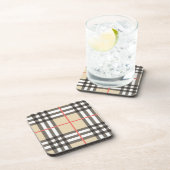 Pattern Stylish Scottish Geometric Mode Bier Onderzetter (Rechterzijde)