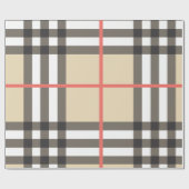 Pattern Stylish Scottish Geometric Mode Cadeaupapier (Vlak)