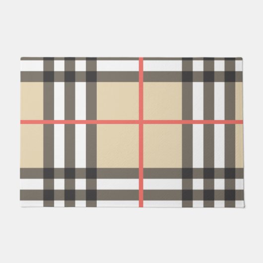 Pattern Stylish Scottish Geometric Mode Deurmat (Voorkant)