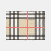 Pattern Stylish Scottish Geometric Mode Fleece Deken (Voorkant (Horizontaal))