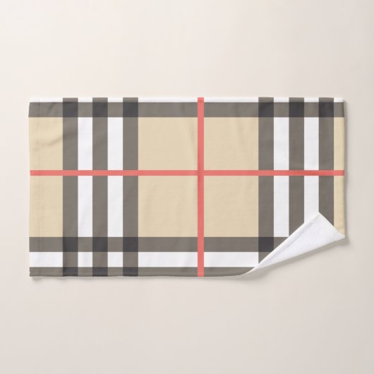 Pattern Stylish Scottish Geometric Mode Handdoek (Handdoek)