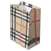 Pattern Stylish Scottish Geometric Mode Medium Cadeauzakje (Achterkant Gekanteld)