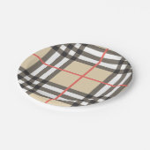 Pattern Stylish Scottish Geometric Mode Papieren Bordje (Gekanteld)