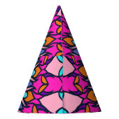 Pattern Summer Mode Colorful Trendy Feesthoedjes (Achterkant)